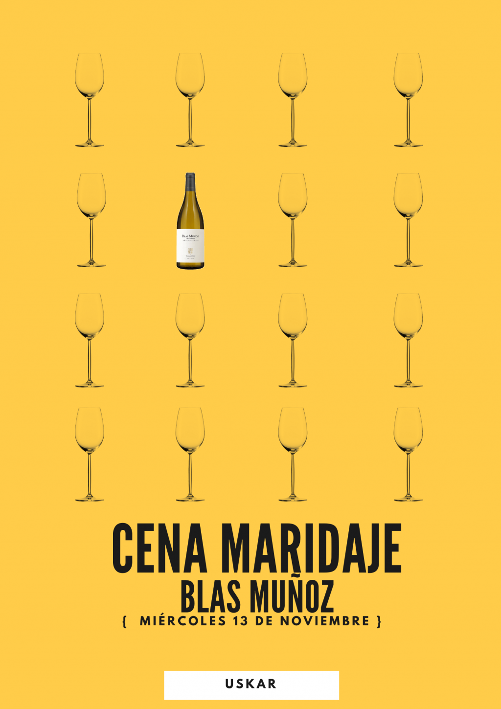 cena maridaje blas muñoz